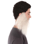 HPO Men's Synthetic Hair Long Beard Cosplay Facial Hair | Multiple Color Options