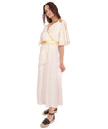 Adult Women's Full Length Greek Goddess Costume | White Cosplay Costume