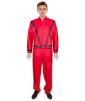 Adult Men's Thriller Red Suit Celebrity Costume |  Red Cosplay Costume