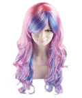 Rave Candy Purple & Blue Adult's Womens Wig