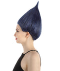 Women's Navy Blue Dwarf Wig