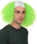 Scary Green Clown Mens Killer Wig | Cosplay Halloween Wig