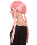 Comic Cutie Womens Wig | Pink Cosplay Halloween Wig