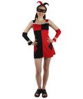 Black and Red Poker Costume 