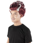 Adult Men's Superhero Halloween Doctor Wig | Multiple Color Options
