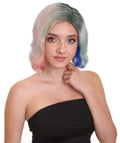 Adult Women's Gothic Warewolf Colorful Bob-styled Cosplay Wig I Perfect for Halloween I Soft Synthetic Fiber