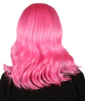 bob-styled pink wig