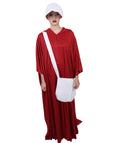 Full Dystopian Handmaiden | Red Cloak, Skirt, and Shirt | Premium Halloween Costume