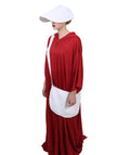 Full Dystopian Handmaiden | Red Cloak, Skirt, and Shirt | Premium Halloween Costume