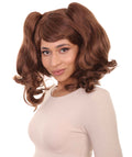 brown ponytail wig