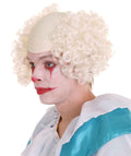 Mens Scary Bald Clown Curly Wigs