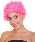 Short Curly Pink Women's Wig