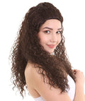 Womens Adult Princess Curly Wig | Brown TV/Movie Wigs | Premium Breathable Capless Cap
