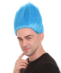 Adult Unisex Grumpy Troll Wig | TV/Movie Cosplay Halloween Wig | Premium Breathable Capless Cap