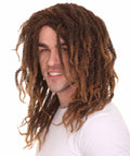 Rasta Mens Wig | Brown Cosplay Halloween Wig | Premium Breathable Capless Cap