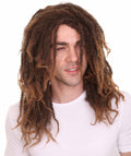 Rasta Mens Wig | Brown Cosplay Halloween Wig | Premium Breathable Capless Cap