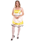Sexy French Maid Light Yellow Costume