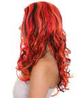 Red Multicolor Women’s Wig