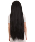 Straight Extra Long Black Wig