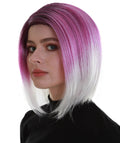 Purple Color Mid Ombre Wig