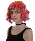 Ray of Light | Women's Pink Color Wavy Shoulder Length Trendy Ray of Light Wig
