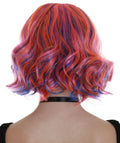 Ray of Light | Women's Pink Color Wavy Shoulder Length Trendy Ray of Light Wig