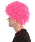 Pink Unisex Afro Wig | Jumbo Super Size Curly Wig