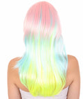 Rainbow Long Straight Women’s Wig
