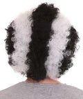 Juventus Afro Wig | Black & White Sports Wig
