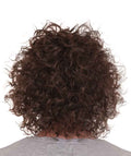 Movie Mens Brown Curly Cosplay Wig 