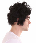 Pompadour Black Wig