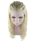 Queen Blonde Wavy Video Game Cosplay Halloween Wig