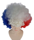 France National Flag Bob Wig 
