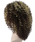 Brown Color Curly Wig
