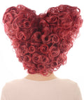Red Heart-Shaped Women’s Wig