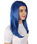 Women's Blue Animated Series Peacekeeper Wig