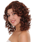 Brown Curly Dancing Queen Wig