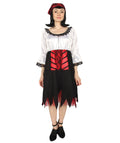 Adult Women's Costume Sexy Pirate 2Pc  Costume | Multi Color Cosplay Costume