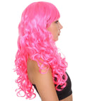 Curly Party Pink Women’s Wig