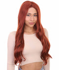Glamour Womens Wig | Brown Stage/Event Fancy Halloween Wig | Premium Breathable Capless Cap