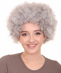 Grandma Grey Afro Wig