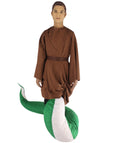 Serpant Monk | Men's White Brown and Green Straight Serpant Monk Cosplay Halloween Costume