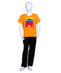 Child Elephant  Orange t-shirt Costume