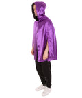 Adult Men's Reversible Hooded Short Cape Costume | Multiple Color Options Halloween Costume