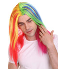 Rainbow Rapper Wig 