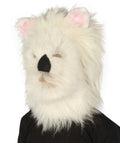 Furry Dog Collection | Men's White Spiked Furry Dog Cosplay Wig & Mask | Premium Breathable Capless Cap