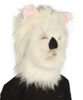 Furry Dog Collection | Men's White Spiked Furry Dog Cosplay Wig & Mask | Premium Breathable Capless Cap