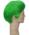 Men's Green Color Psychotic Character Wig