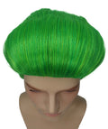Men's Green Color Psychotic Character Wig