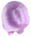 Long Curly Wig | Women's Purple Wig | Premium Breathable Capless Cap
